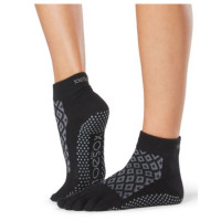 Нескользящие носки ToeSox Ankle S Черный (S01025BLK\BK-OS-CR)