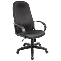 Офисное кресло Алвест AV 108 PL (727) MK серый/черная нитка
