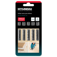 Пилки для лобзиков Hyundai T101D (5шт)