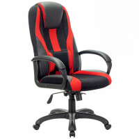 Кресло офисное Brabix Rapid GM-102 черный/красный (532107)