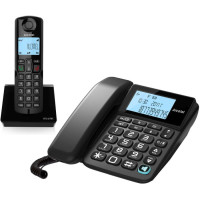 Проводной телефон Alcatel S250 Combo Ru Black
