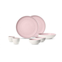 Набор тарелок Villeroy & Boch It's my match (7 предметов) розовый