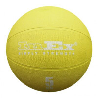 Медбол INEX Medicine Ball 5 кг желтый