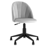 Компьютерное кресло Stool Group Логан велюр светло - серый