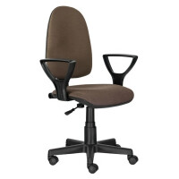 Кресло офисное Brabix Prestige Ergo MG-311 ткань коричневый (531875)