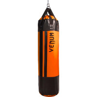 Боксерский мешок Venum Hurricane Punching Bag 150 см черный/оранжевый