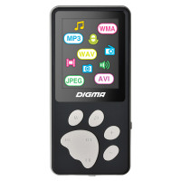MP3-плеер Digma S3 черный/серый