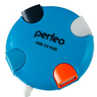 Разветвитель Perfeo USB-HUB PF-VI-H020 4 Port синий