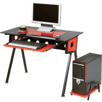 Компьютерный стол Smartbuy SB-T1229BR черный/красный