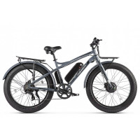 Велогибрид Volteco BIGCAT DUAL NEW серый