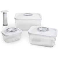 Контейнеры для вакуумных упаковщиков Status , набор VAC-Glass-Set White