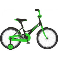 Велосипед Novatrack 123STRIKE.BKG20 черный/зеленый