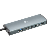 Разветвитель USB-C Digma HUB-2U3.0CAU-UC-G