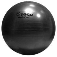 Гимнастический мяч TOGU My Ball Soft 75 см черный перламутровый