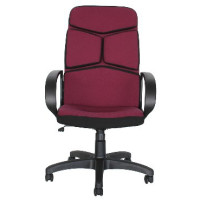 Компьютерное кресло Office-Lab КР57 (С20/С11) бордовый/черный