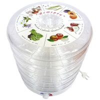 Сушилка для овощей и фруктов Ветерок ЭСОФ-0.5/220 5 прозрачных решеток цветная упаковка