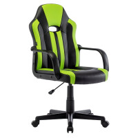 Кресло офисное Brabix Stripe GM-202 черный/зеленый (532511)