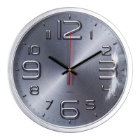 Часы настенные Бюрократ WALLC-R82P серебристый