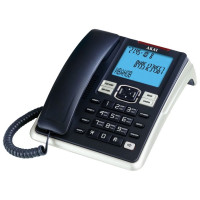 Проводной телефон Akai AT-A19 черный/серый