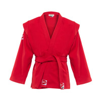 Куртка для самбо Green Hill Junior SCJ-2201 красный 3/160
