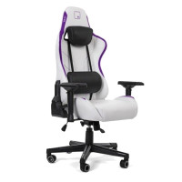 Кресло игровое WARP Xn белый/фиолетовый