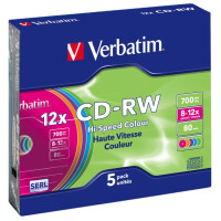 Диск CD-RW Verbatim 700MB 43167