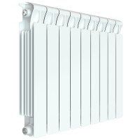 Радиатор отопления Rifar Monolit 500 х 9 секций белый
