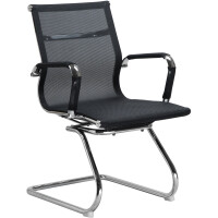 Офисное кресло Dobrin Cody mesh черный/хромированная сталь