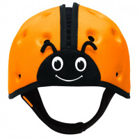 Шлем защитный для малышей SafeheadBABY Божья коровка, оранжевый 12005