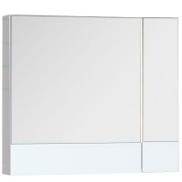Зеркальный шкаф Aquanet Нота/Тоника 75 цвет бел.дуб (169823)