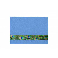 Полотенце Aquarelle Павлин-2 709822 спокойный синий