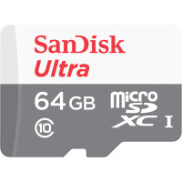 Карта памяти Sandisk microSDXC (SDSQUNR-064G-GN3MN)