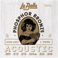 Струны для акустической гитары La Bella 7GPUL