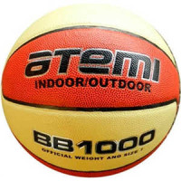Мяч баскетбольный Atemi BB1000, размер 7 (ПУ, 2 панели)
