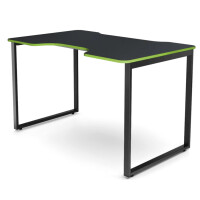 Компьютерный стол WARP St ST1-GR черный/зеленый