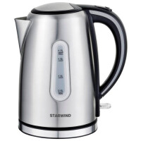 Чайник электрический StarWind SKS5540 серебристый матовый