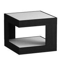 Журнальный стол MetalDesign Смарт MD 746-02.11 венге/белое стекло