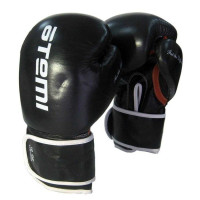 Перчатки боксерские Atemi LTB19003 8 oz черный/белый/оранжевый