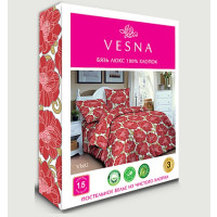 Семейный комплект постельного белья Vesna Цветы (Vb02)