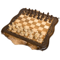 Набор Нарды Шахматы Арарат с бронзой 50 Ohanyan (ho31113)