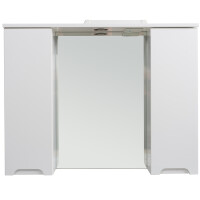 Зеркало-шкаф Rush Pioneer 90 белый глянец (PIM79290W)