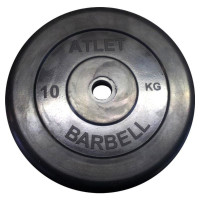 Диск обрезиненный MB Barbell Atlet MB-AtletB31-10