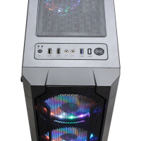Компьютерный корпус Ginzzu SL400 FAN RGB