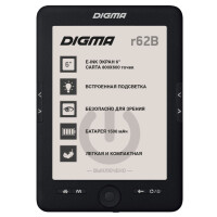 Электронная книга Digma R62B черный