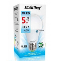 Лампа светодиодная Smartbuy Филамент A60-5W/3000/E27