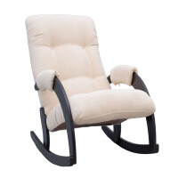 Кресло-качалка Мебель Импэкс Модель 67 Венге/ ткань Verona Vanilla