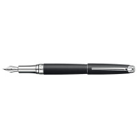 Ручка перьевая Carandache Leman Black lacquered matte SP F (4799.486)