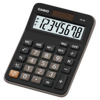 Калькулятор Casio MX-8B-BK-W-EC черный