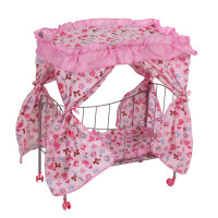 Кукольная кроватка Melobo 9350A розовый