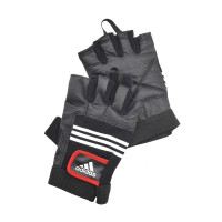 Перчатки тяжелоатлетические Adidas ADGB-12124 (S/M, кожа)